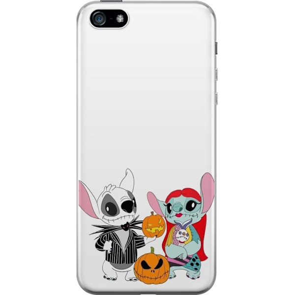 Apple iPhone 5 Genomskinligt Skal Stitch familjen addams