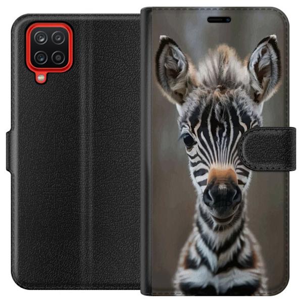 Samsung Galaxy A12 Lompakkokotelo Giraffi Eläinaihe Afrikka Luonto Graafinen Kuva Savanni Villieläimet Suosittu Seinätaide Eksoottinen Teema