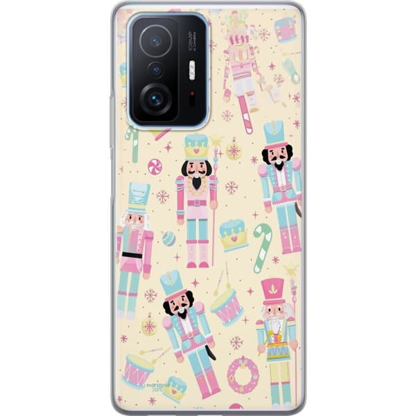 Kompatibelt Mobildeksel til Xiaomi 11T Pro Jul rosa