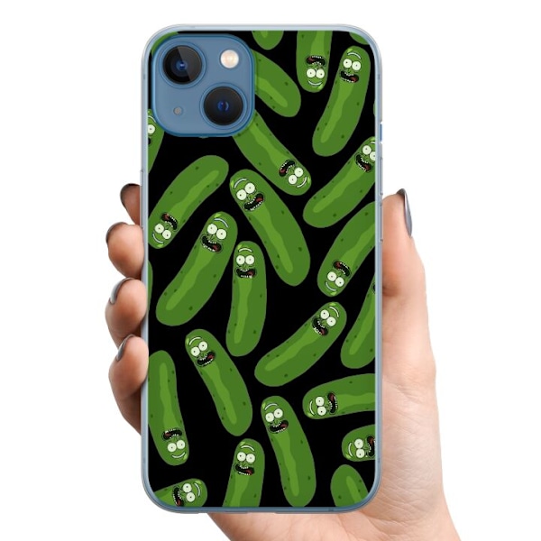 Apple iPhone 13 mini TPU Mobildeksel Rick and Morty - Pickle Rick