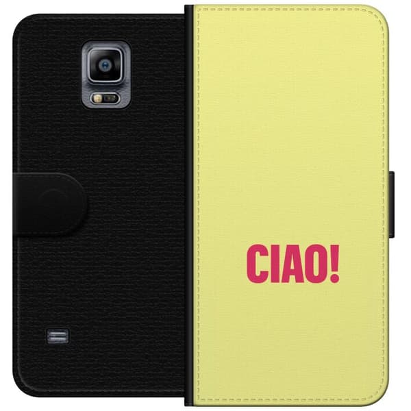 Kompatibel Tegnebogsetui til Samsung Galaxy Note 4 Rose CIAO gul