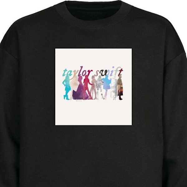 Sweatshirt for Voksen | Klassisk Collegegenser Taylor Swift svart XL