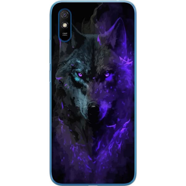 Kompatibelt Mobilskal till Xiaomi Redmi 9A Varg Lila