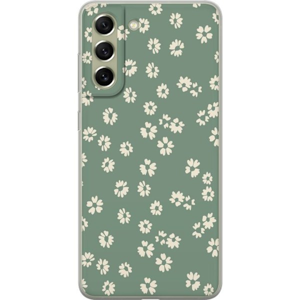 Samsung Galaxy S21 FE 5G Genomskinligt Skal Blomsterdröm – färgglatt blommönster