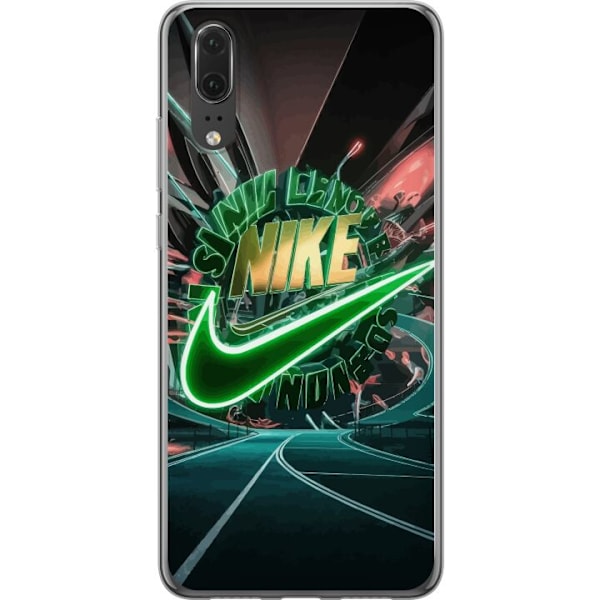 Huawei P20 Läpinäkyvä kuori Nike