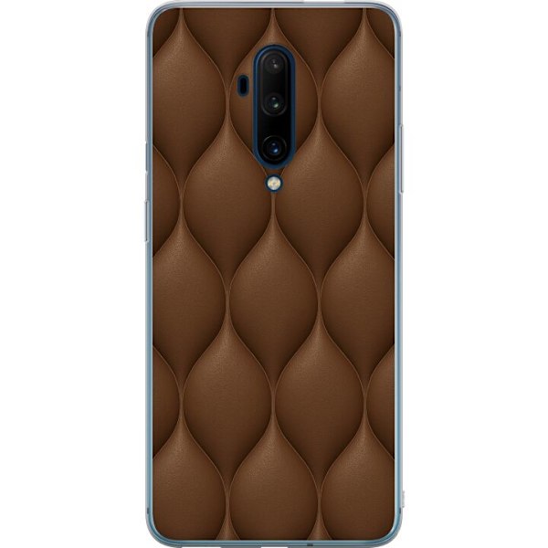 OnePlus 7T Pro Genomskinligt Skal Cocoa Scales