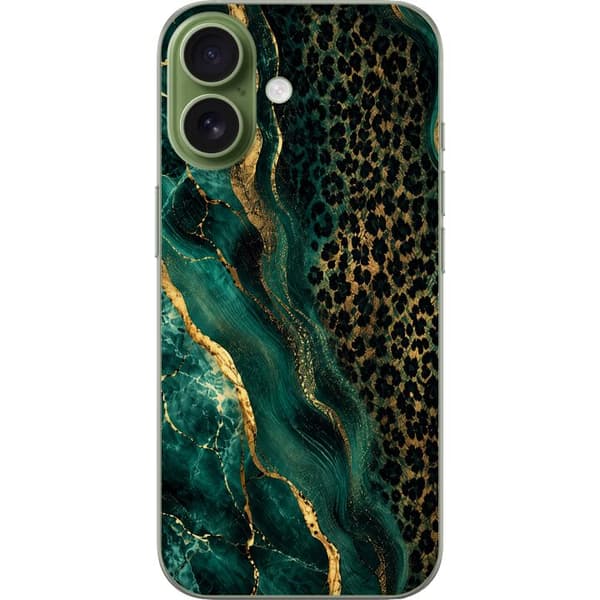 Kompatibelt Mobilskal till Apple iPhone 17 Emerald Wild grön