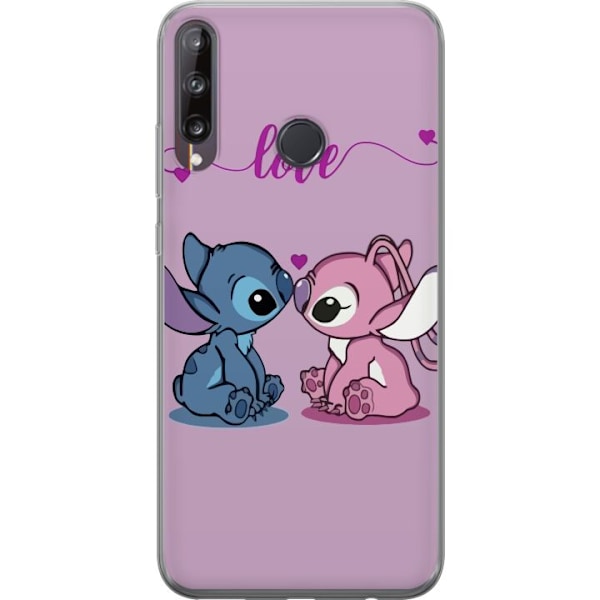 Huawei P40 lite E Gjennomsiktig deksel Lilo & Stitch – Angel