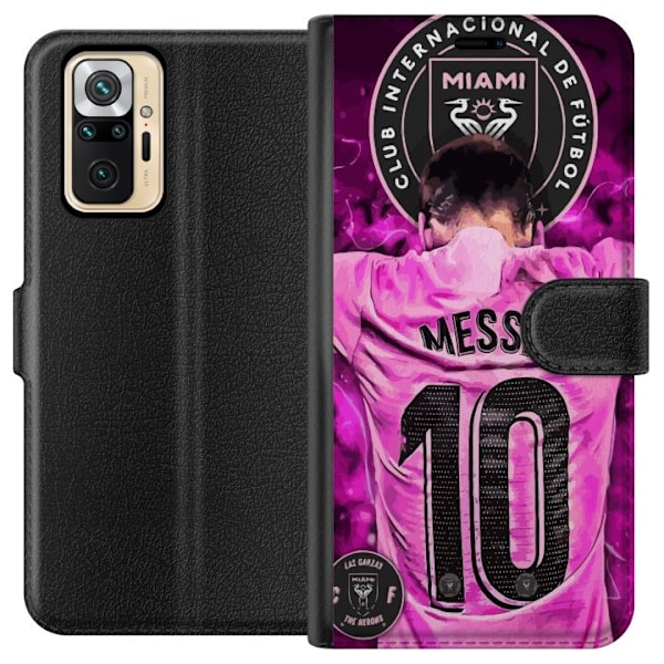 Xiaomi Redmi Note 10 Pro Lompakkokotelo Messi