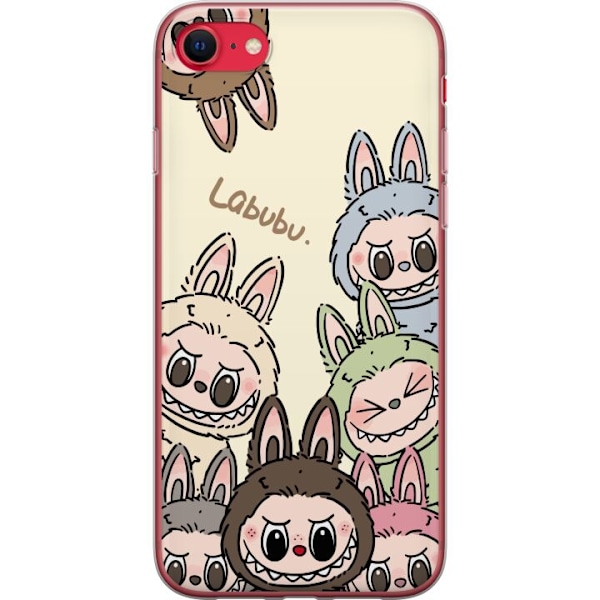 Apple iPhone SE (2020) Läpinäkyvä kuori Labubu Pastel Collection