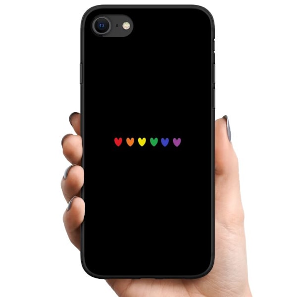 Apple iPhone 7 TPU Mobilcover Stolt Hjerter