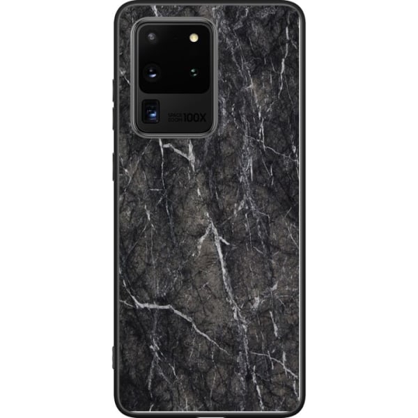 Samsung Galaxy S20 Ultra Sort cover Sort Marmor