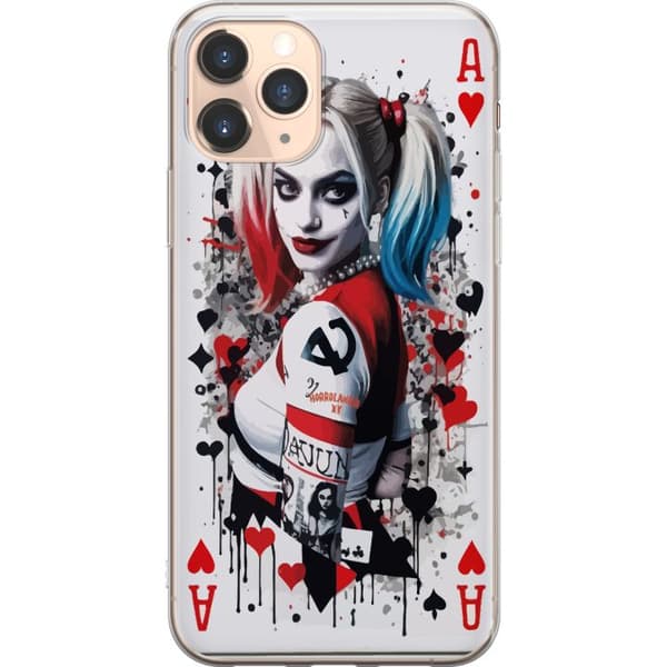 Kompatibelt Mobildeksel til Apple iPhone 11 Pro Harley Quinn Spillkort Pop Art Illustrasjon