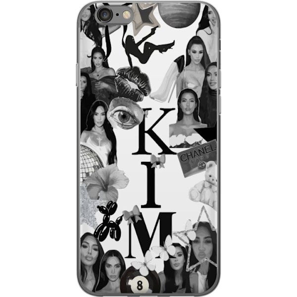 Apple iPhone 6s Läpinäkyvä kuori Kim Kardashian – Aesthetic Look 2025