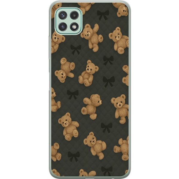 Samsung Galaxy A22 5G Gennemsigtig cover Teddy Knus