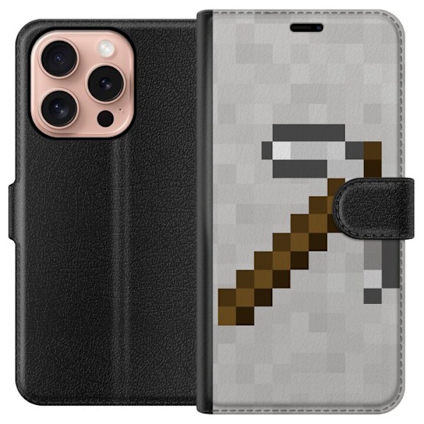 Apple iPhone 16 Pro Lompakkokotelo Minecraft Työkalut