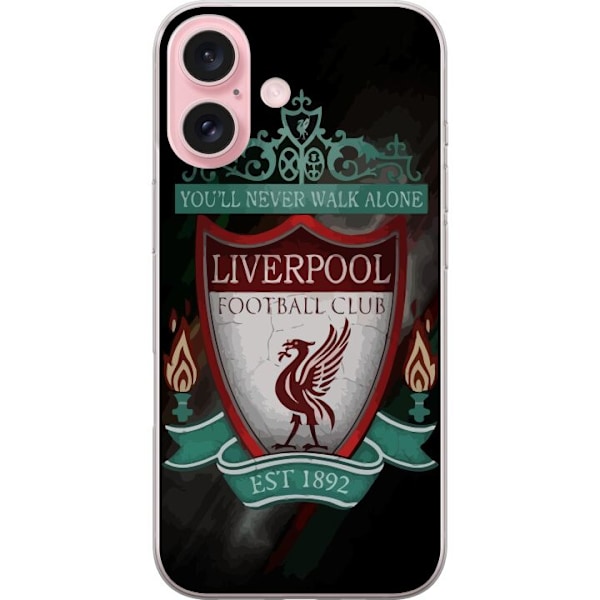 Apple iPhone 16 Läpinäkyvä kuori Liverpool