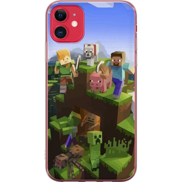 Kompatibelt Mobildeksel til Apple iPhone 11 MineCraft