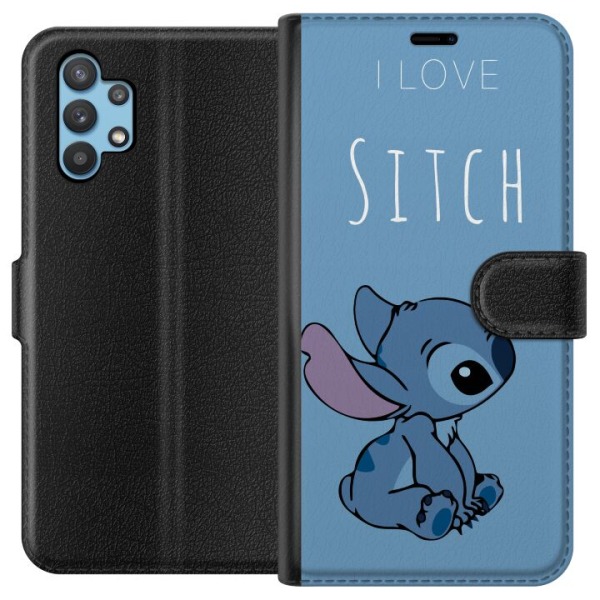 Samsung Galaxy A32 5G Tegnebogsetui I Love Stitch