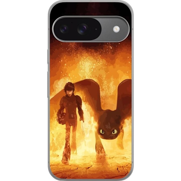 Google Pixel 9 Pro Genomskinligt Skal Draktränaren