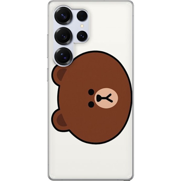 Samsung Galaxy S25 Ultra Läpinäkyvä kuori line friends brow