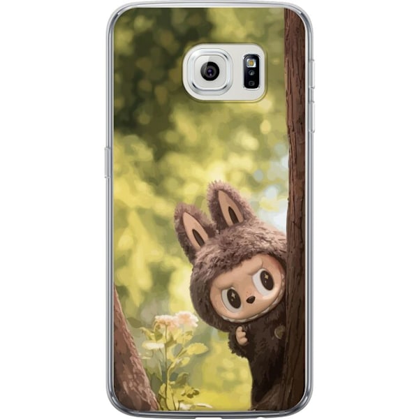 Samsung Galaxy S6 edge Läpinäkyvä kuori Labubu Graffiti Vibes – Katutaide hirviömuodossa