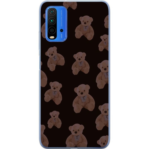 Xiaomi Redmi Note 9 4G Gennemsigtig cover En bjørn flere bjø