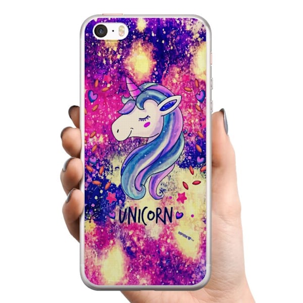 Apple iPhone 5 TPU Mobilskal Unicorn Enhörning