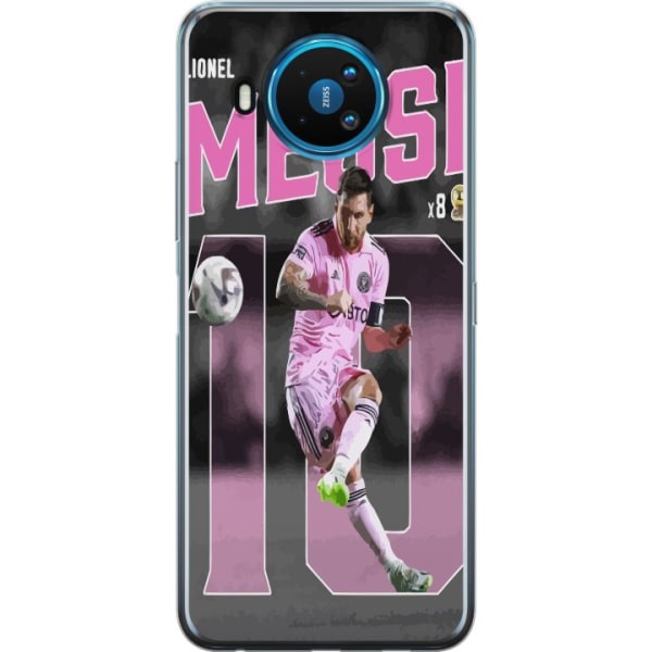 Nokia 8.3 5G Genomskinligt Skal Lionel Messi - Rosa