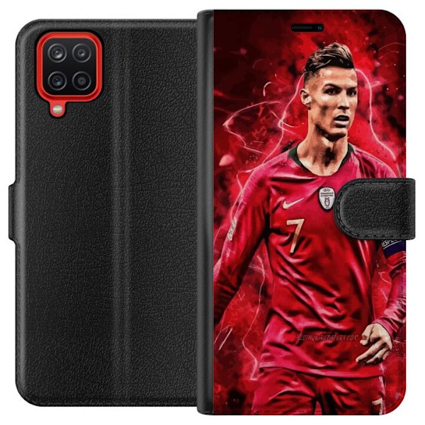 Samsung Galaxy A12 Lompakkokotelo Ronaldon Taidot - CR7 Suunni