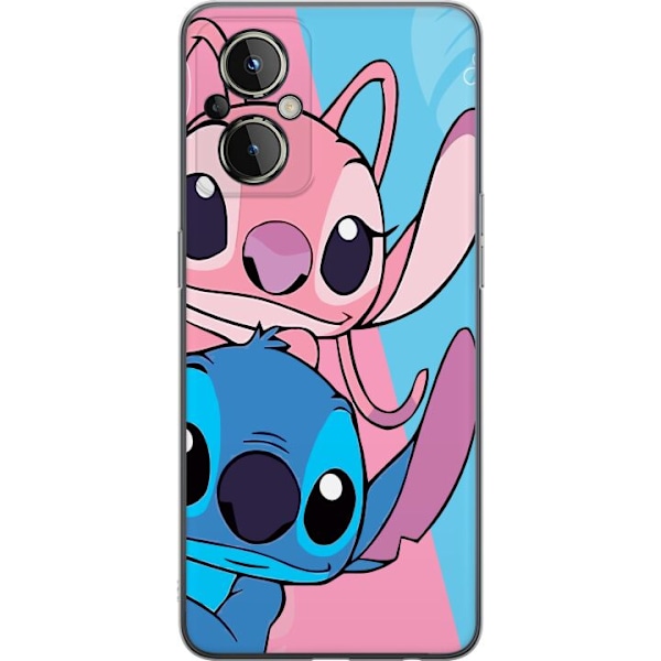 OnePlus Nord N20 5G Läpinäkyvä kuori Stitch & Angel