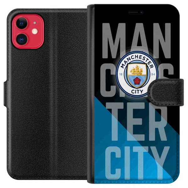 Kompatibel Tegnebogsetui til Apple iPhone 11 Manchester City