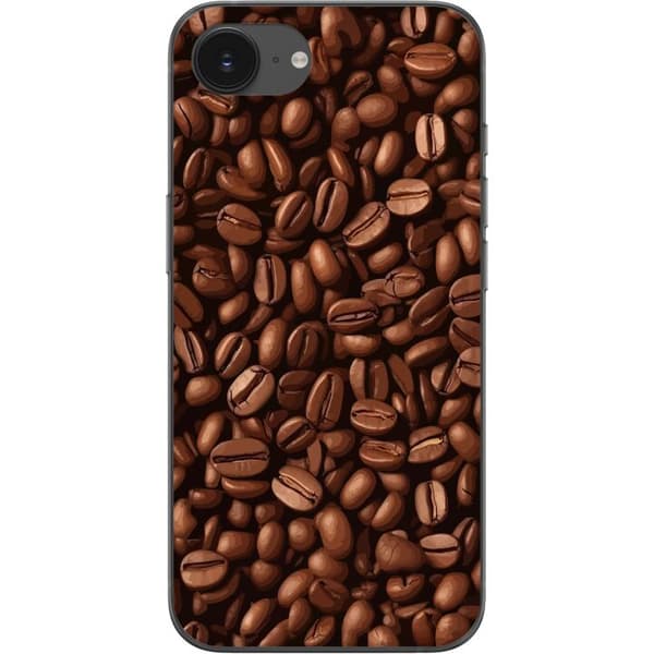 Kompatibel Mobilcover til Apple iPhone 17e Kaffebönor närbild brun