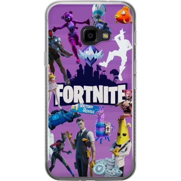 Samsung Galaxy Xcover 4 Läpinäkyvä kuori Fortnite