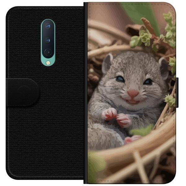 OnePlus 8 Tegnebogsetui Rotte Smilende Dyremotiv By Motiv Urban Grafisk Design Populært Sjovt Motiv Kunstart Stil