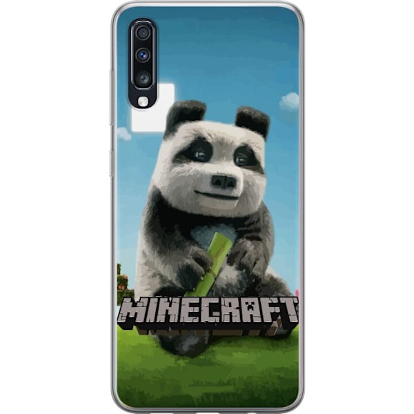 Samsung Galaxy A70 Gennemsigtig cover A Minecraft Movie