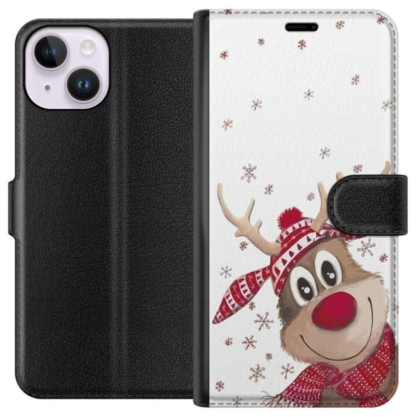 Yhteensopiva Lompakkokotelo Apple iPhone 14 Hyvää Joulua