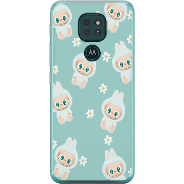 Motorola Moto G9 Play Läpinäkyvä kuori Labubu Candy Vibes