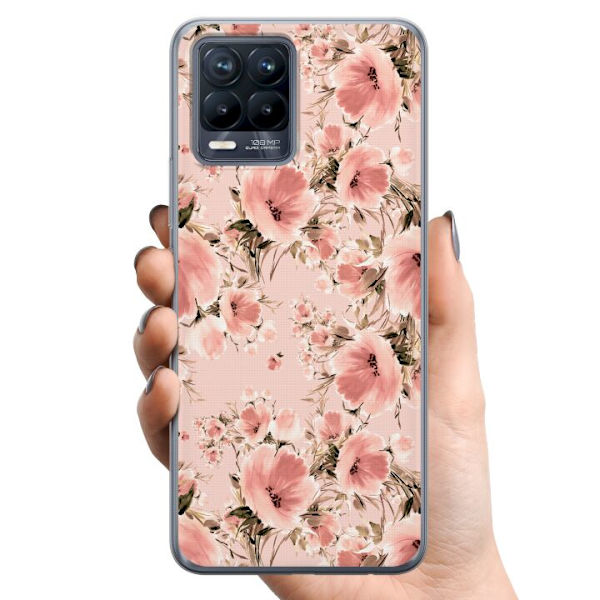 Realme 8 TPU Mobildeksel Blomster