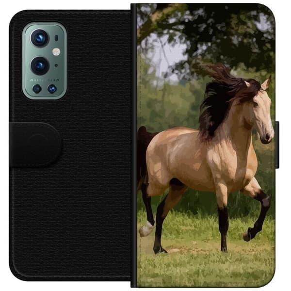 Kompatibelt Plånboksfodral till OnePlus 9 Pro Häst