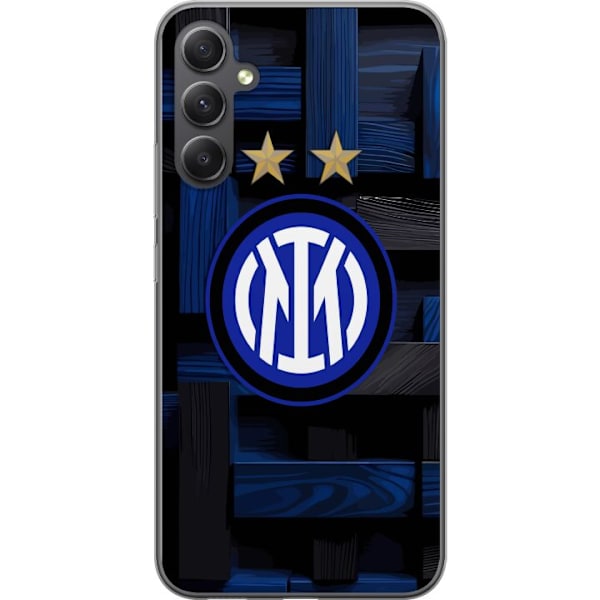 Samsung Galaxy A15 5G Läpinäkyvä kuori Inter Milan