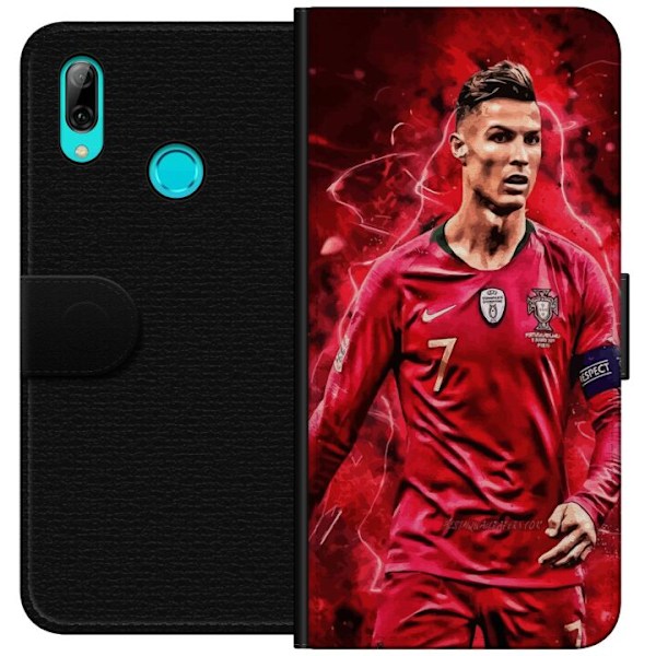 Huawei P smart 2019 Plånboksfodral Ronaldo Skills – CR7 Design för Äkta Supporters
