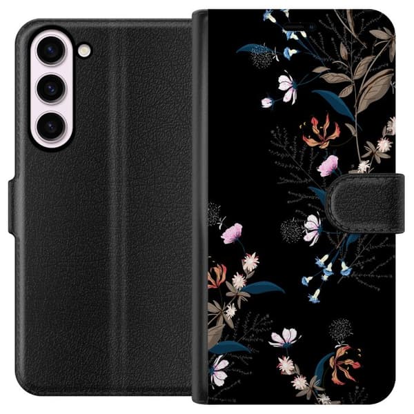 Kompatibelt Plånboksfodral till Samsung Galaxy S23+ Blommor