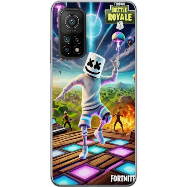 Xiaomi Mi 10T 5G Genomskinligt Skal Fortnite