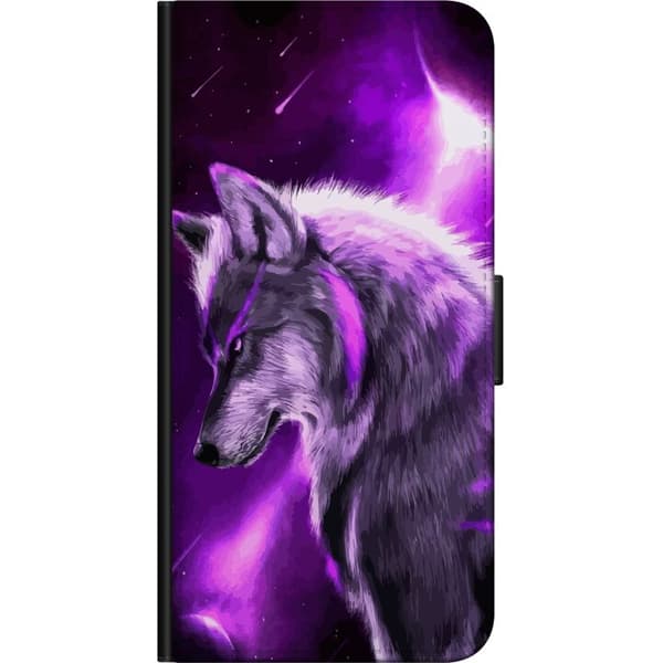 Kompatibel Tegnebogsetui til Xiaomi Redmi Note 10S Lilla Varg