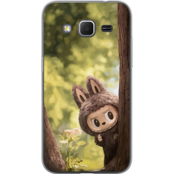 Samsung Galaxy Core Prime Genomskinligt Skal Labubu Graffiti Vibes – Gatukonst i monsterform