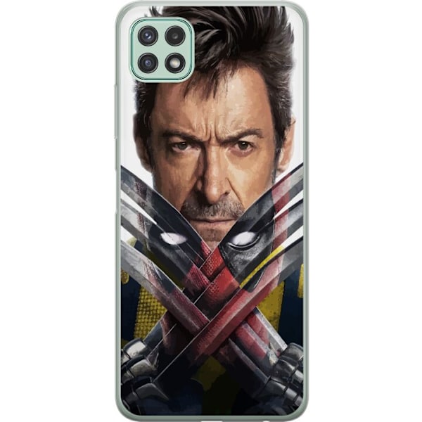 Samsung Galaxy A22 5G Läpinäkyvä kuori Deadpool & Wolverine