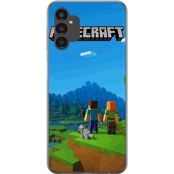 Samsung Galaxy A04s Genomskinligt Skal Minecraft Key Art