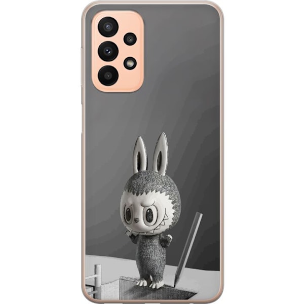 Samsung Galaxy A23 Gennemsigtig cover Pop Mart MEGA LABUBU LAB