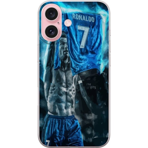 Apple iPhone 16 Genomskinligt Skal Ronaldo